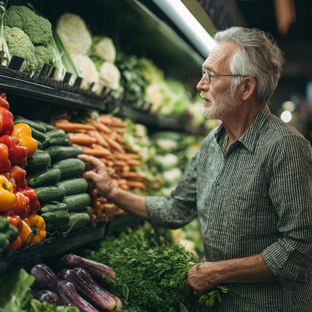 Свіжі овочі та фрукти для здорового харчування